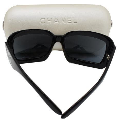 chanel sunglasses 5076h black|Authentic CHANEL Sunglasses CC Mother of Pearl Black 5076h.